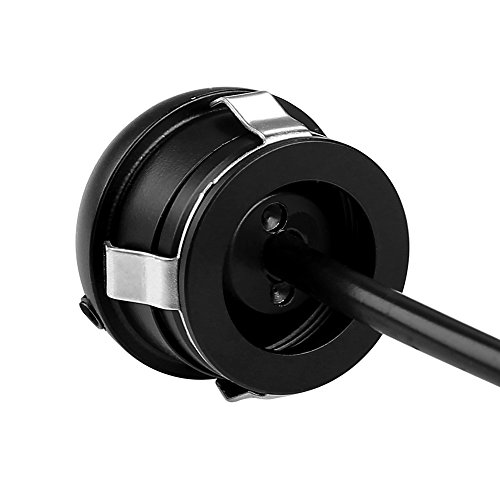 Mbuynow Mini CCD HD Retrocamera Auto 360° Ruotabile IP68 Impermeabile Angolazione di 170° Telecamera Retromarcia Auto con Visione Notturna