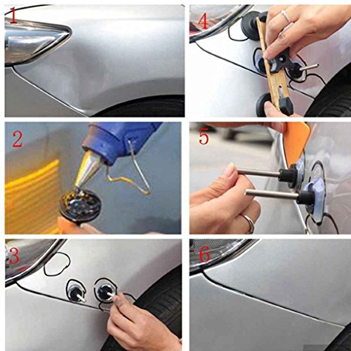 Meisijia Auto Car Body Panel Dent Ding Puller Strumento di rimozione Ponte Dent Puller Kit Kit di riparazione Auto Body Work
