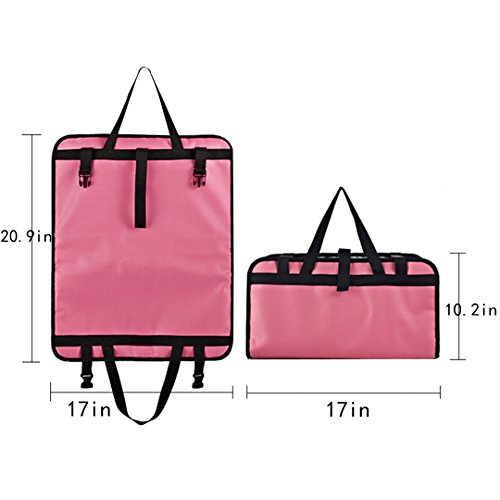 Meliya auto organizer Bags multi tasca posteriore sedile Storage Bags Travel Essential Bags Beach Tote Bags Pink