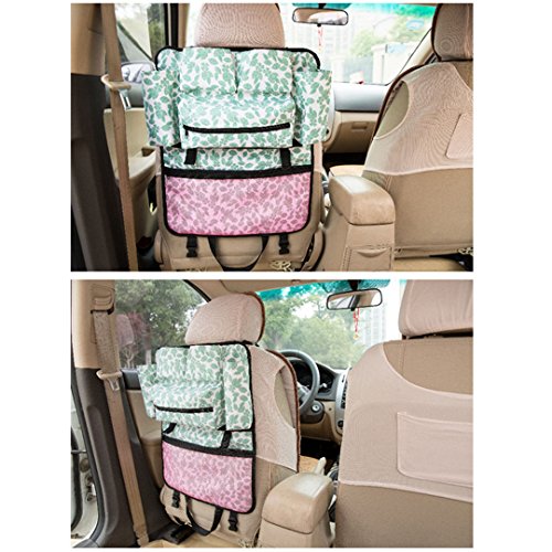 Meliya auto organizer Bags multi tasca posteriore sedile Storage Bags Travel Essential Bags Beach Tote Bags Pink