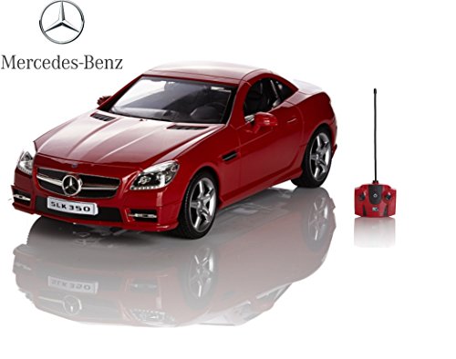 Mercedes-Benz SLK 350 a distanza/radiocomandato modello auto. Scala 1: 24. In rosso/argento/bianco (rosso)