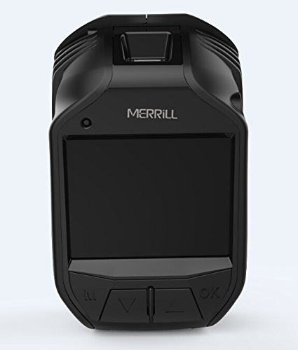 Merrill 1296P Hidden Dash Cam WiFi 170 ° ampio angolo di visione notturna auto fotocamera da 15 Megapixel e 32 GB TF