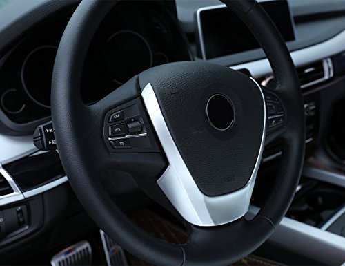 METYOUCAR ABS Chrome Steering Wheel cover Trim adesivi