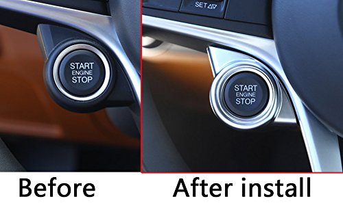 METYOUCAR ABS cromato opaco interior Start Engine stop cover Trim auto Accessories