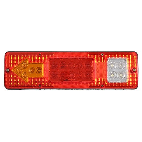 MFPower - Luce stop posteriore, indicatore di direzione a LED da 1,5 W 24 V per rimorchi, camion, auto, caravan, barche, veicoli di servizio