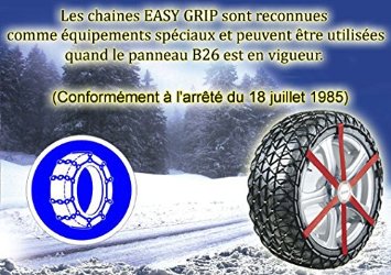 Michelin 7910 - Catene da neve composite Easy Grip Y11