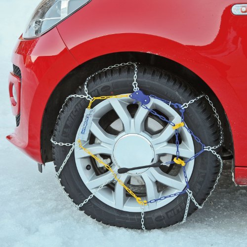 Michelin 89802 Catene da neve M1 aderenza estrema 62, ABS e ESP compatibile, TÜV/GS e ÖNORM, 2 pezzi