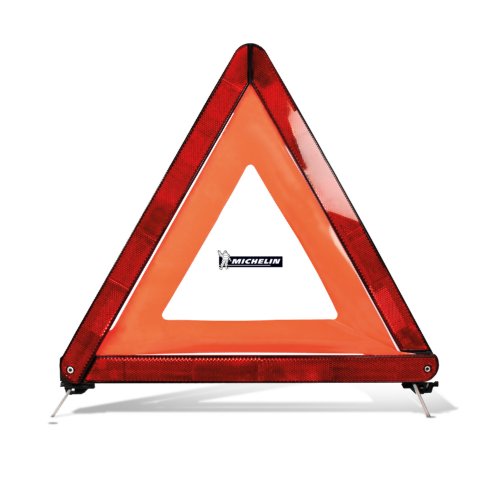 Michelin 92402 Triangolo di emergenza CEE, supporto di plastica per conservazione
