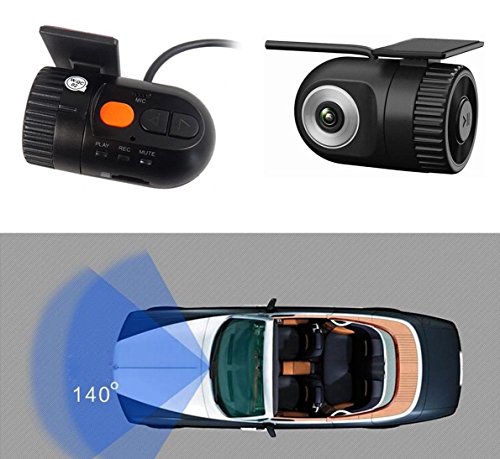 Mini auto 360 ° nascosto auto 1080p HD DVR video registratore Dash Cam nascosta Spy camera