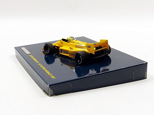 Minichamps – Lotus Honda 99T Winner Monaco 1987 veicolo in miniatura, 403870012, Giallo, Scala 1/43