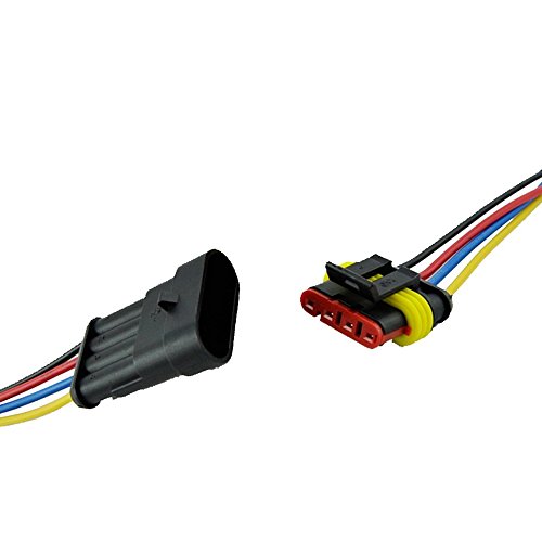 Mintice™ 10 X 4 vie Pin kit presa auto auto impermeabile connettore elettrico con AWG calibro marino
