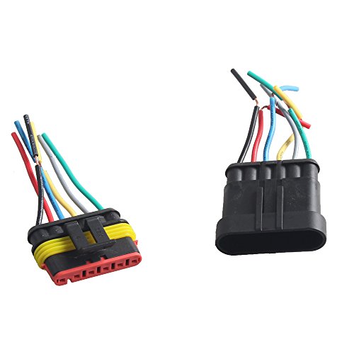 Mintice™ 10 X 6 vie Pin kit presa auto auto impermeabile connettore elettrico con AWG calibro marino