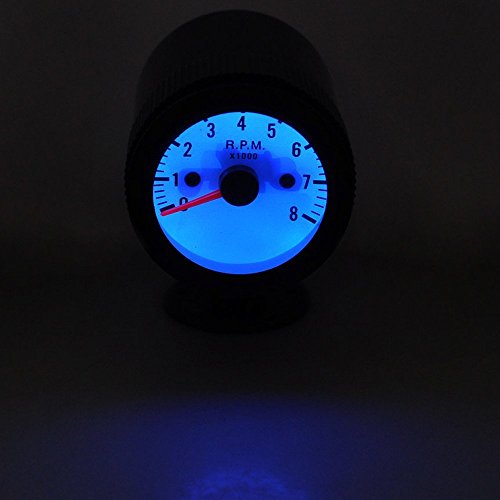 Mintice Auto 2" 52mm Universale pointer Led blu calibro tachimetro Tacho 12V