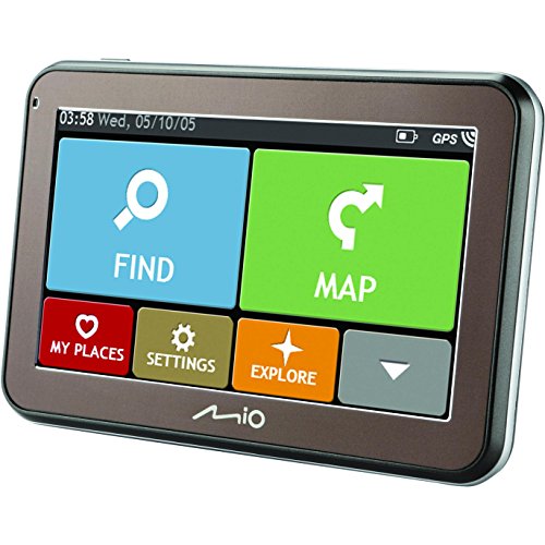 Mio Spirit 5400 Full Europe - Navigatore GPS per Auto con Mappe Europa (44 Paesi), Schermo Touch Screen da 4.3 Pollici, Visualizzazione 3D degli Svincoli, Sistema di Assistenza al Parcheggio, Funzione "Trova la Mia Auto", Dati Autovelox Pre-Caricati (Prova Gratuita di 3 Mesi), Aggiornamento Mappe a Vita, Nero