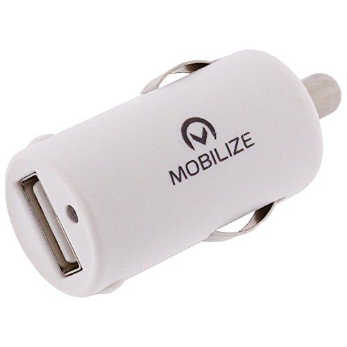 Mobilize MOB-21237 Auto White mobile device charger - Mobile Device Chargers (Auto, Universal, Cigar lighter, White, 5 V, 2.1 A)