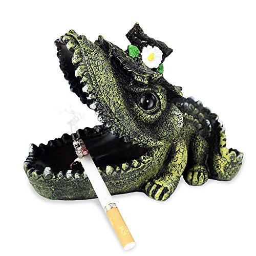 Monsiter Portacenere creativo del coccodrillo creativo con i regali del coperchio per il fidanzato