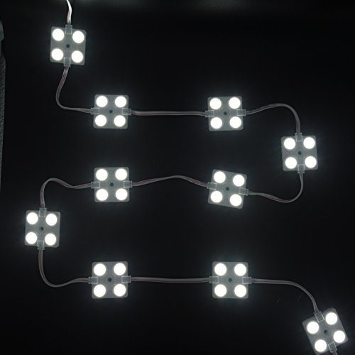 MoPei Led Auto Interni Kit, 40 LED Lampada Luci Lettura 12V Luce Bianca per Auto / Esterno Camper / Barra / Camion