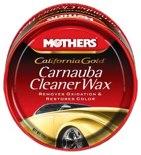 Mothers 05500 Brazilian carnauba Cleaner Wax paste, California Gold
