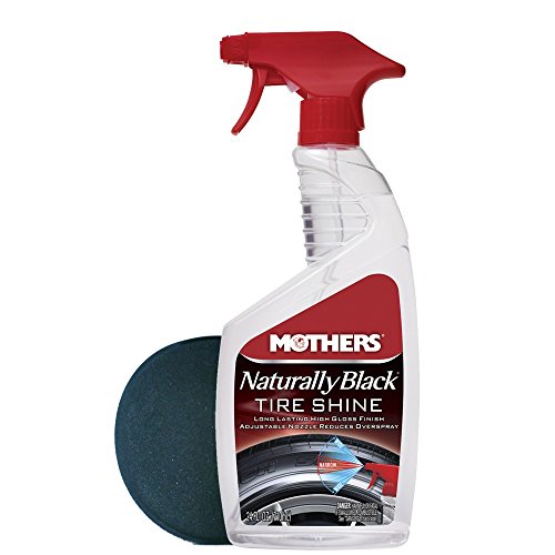 MOTHERS 46924 Naturally-Accappatoio ultra lucidante per pneumatici, colore: nero
