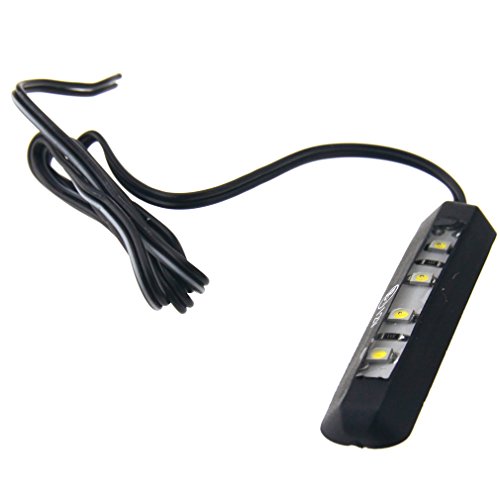 Moto piccolo micro LED posteriore luce targa lampada 4LED 12 V