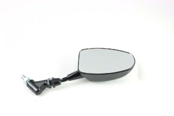Moto specchio Stalker manubrio tipo 10Mm Std filettatura coppia nera