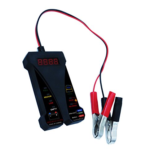 MOTOPOWER MP0514A Voltmetro digitale da 12 V batteria Analizzatore del sistema di carica con display LCD e indicazione a LED