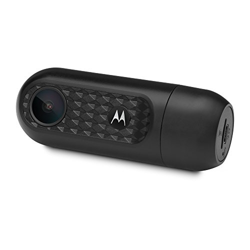 Motorola MDC10W Dash Cam Wi-Fi compatibile con macchina fotografica auto HD Video Loop Macchina fotografica per auto con sensore G e Angolo y di rotazione a 360 °