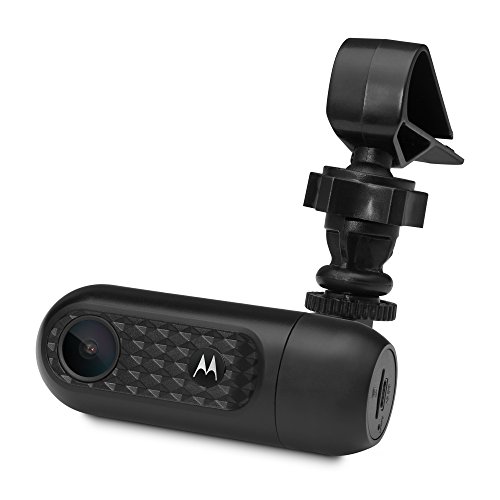 Motorola MDC10W Dash Cam Wi-Fi compatibile con macchina fotografica auto HD Video Loop Macchina fotografica per auto con sensore G e Angolo y di rotazione a 360 °