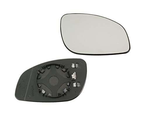 MS Autoteile 1377285 - Vetro per specchietto, destro, convesso, cromato, riscaldabile