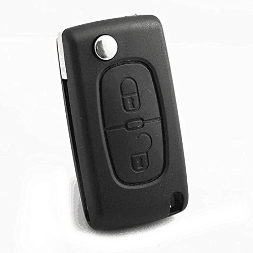 Muchkey chiave in Silicone auto-Custodia a giacca per PEUGEOT 307/308/407/408, 107 207 2-Remote Button Shell 1 pezzo