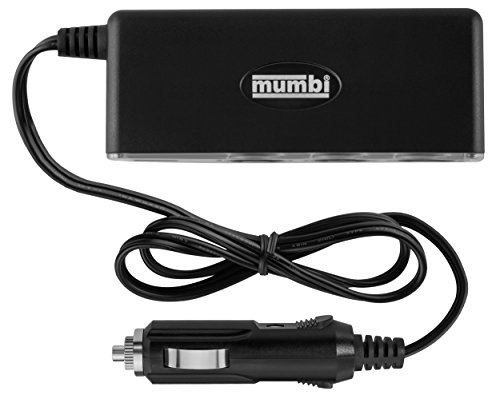 Mumbi auto caricatore presa – Multi Funzione Auto 3 entrate, + presa USB per presa accendisigari 12 V/24 V