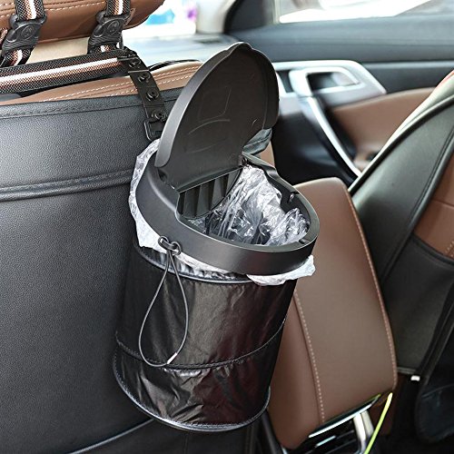 Myfei auto cestino rifiuti, pieghevole portatile Garbage Dust Holder per organizer portaoggetti sedile rifiuti per interno auto