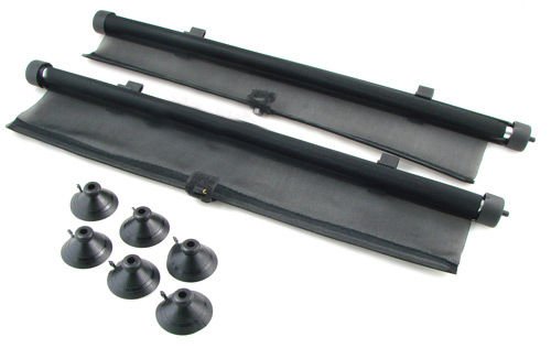 Myshopx - Set da 2 parasole avvolgibili per auto, 50 cm