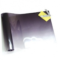 Nero sbiadisce parasole a forma parabrezza visiera pellicola dalla striscia 20 cm X 150 cm