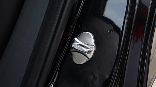 Nero serratura Protector cover Buckle Decoration cover Trim 4pcs per auto di Jgxe
