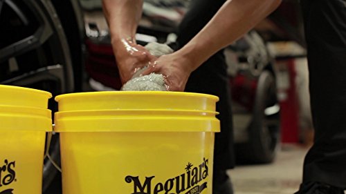 New. Meguiars 15 litri Swirl free vernice professionale auto Wash Bucket kit