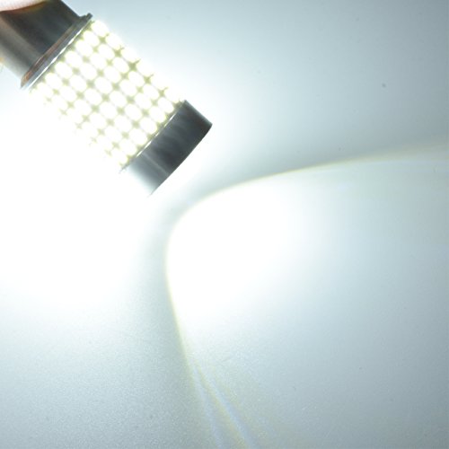 Ngcat 2PCS 1500 lumen 3014SMD 144-ex chipset 1156 BA15s 1141 1095 1073 7506 super luminoso lampadine a LED con lente proiettore Automotive Exterior frecce Back up Reverse luci luci di coda, Xenon bianco 12 – 24 V