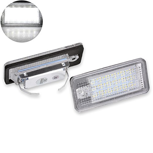 Ngcat 3528 24 SMD LED Lampadina no Canbus errore numero di targa luce lampade Canbus (confezione da 2)