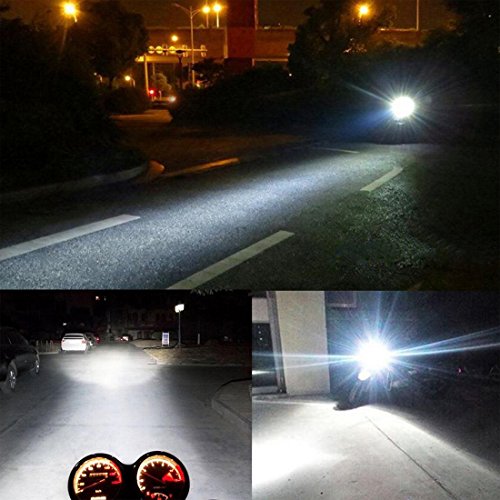 Ngcat auto LED Lampadina 2PCS p15d-25 H6 M moto faro DRL speciale per moto LED Lampadina 2835 21 SMD chip LED lampadine con lente proiettore luci di marcia diurna luce di azionamento, Xenon bianco 10 – 16 V 10.5 W