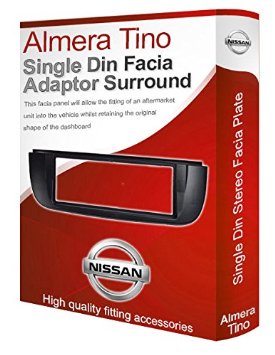 Nissan Almera Tino stereo radio mascherina autoradio Adattatore Fascia pannello finiture CD