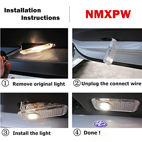 nmxpw 2 pezzi auto porta porta illuminazione Logo proiezione einstieg lampada del proiettore di luce