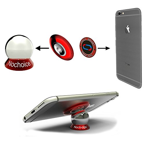 Nochoice® Pazzo magnetico per montaggio auto Phone Holder 42 millimetri senior(Rosso)