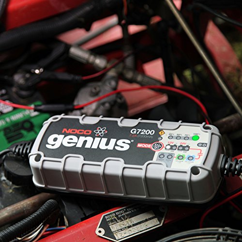 Noco G7200EU Genius Caricabatteria Smart 12V/24V, 7.2A, Ottimizzato per Batterie Start-Stop con Tecnologia AGM ed EFB