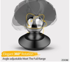 Nuovi originale universale 360 rotazione magnetica del supporto da auto per iPhone magnete del supporto per Samsung