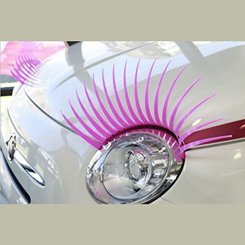 Nuovissimo ciglia rosa con cristallo rosa per tutti i veicoli