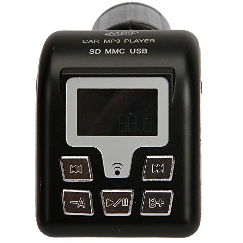 Nuovo Bluetooth Auto MP3 Player FM Trasmettitore FM modulatore USB-SD MMC Schwarz LCD + Telecomando
