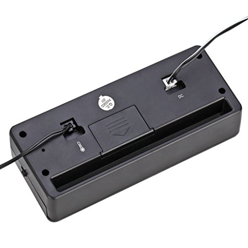 OFKPO 3 in 1 LCD Termometro / Orologio Digitale /Batteria Monitorare per Auto