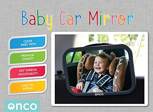 onco per auto specchio (vendita) 100% infrangibile, completamente regolabile, anti-wobble cinghie, installazione rapida.
