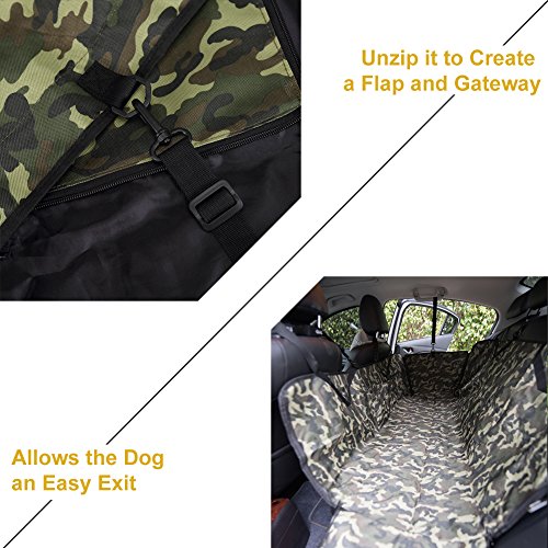 OneTigris coperta per cani cane auto coprisedili impermeabile auto coperta di protezione amaca per Animale Domestico 116 cm x 120 cm
