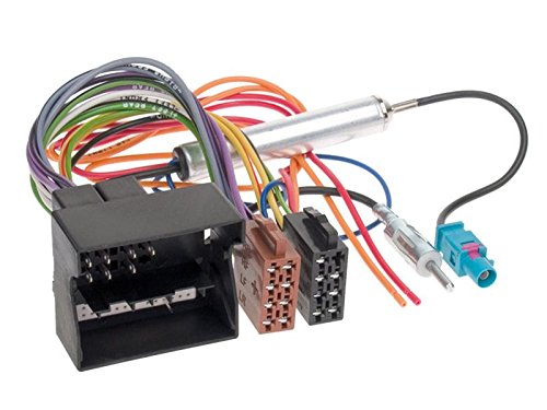 OPEL COMBO C 01 – 11 1 DIN auto Radio Incasso Set in originale Plug & Play qualità con radio antenna Adapter, cavo di collegamento, accessori e pannello radio/Installazione Telaio in alluminio